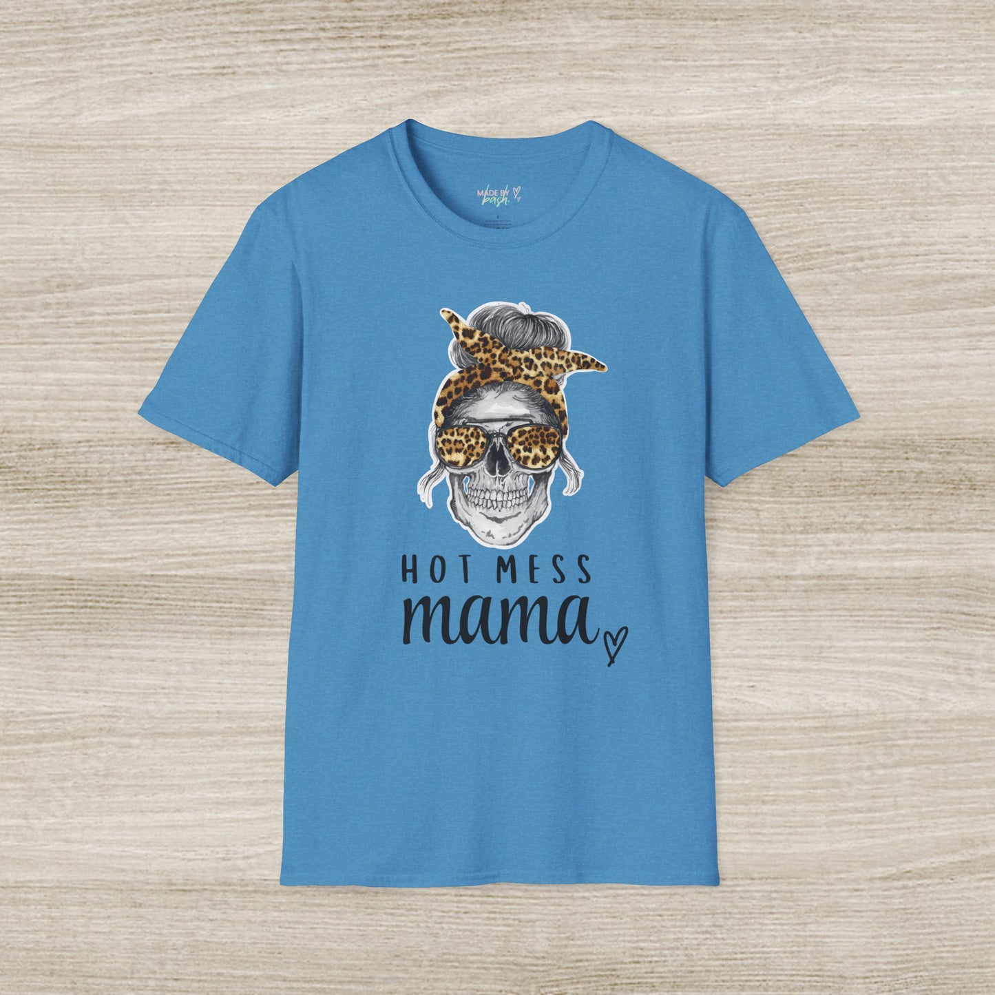 Hot Mess Momma Unisex Softstyle T-Shirt
