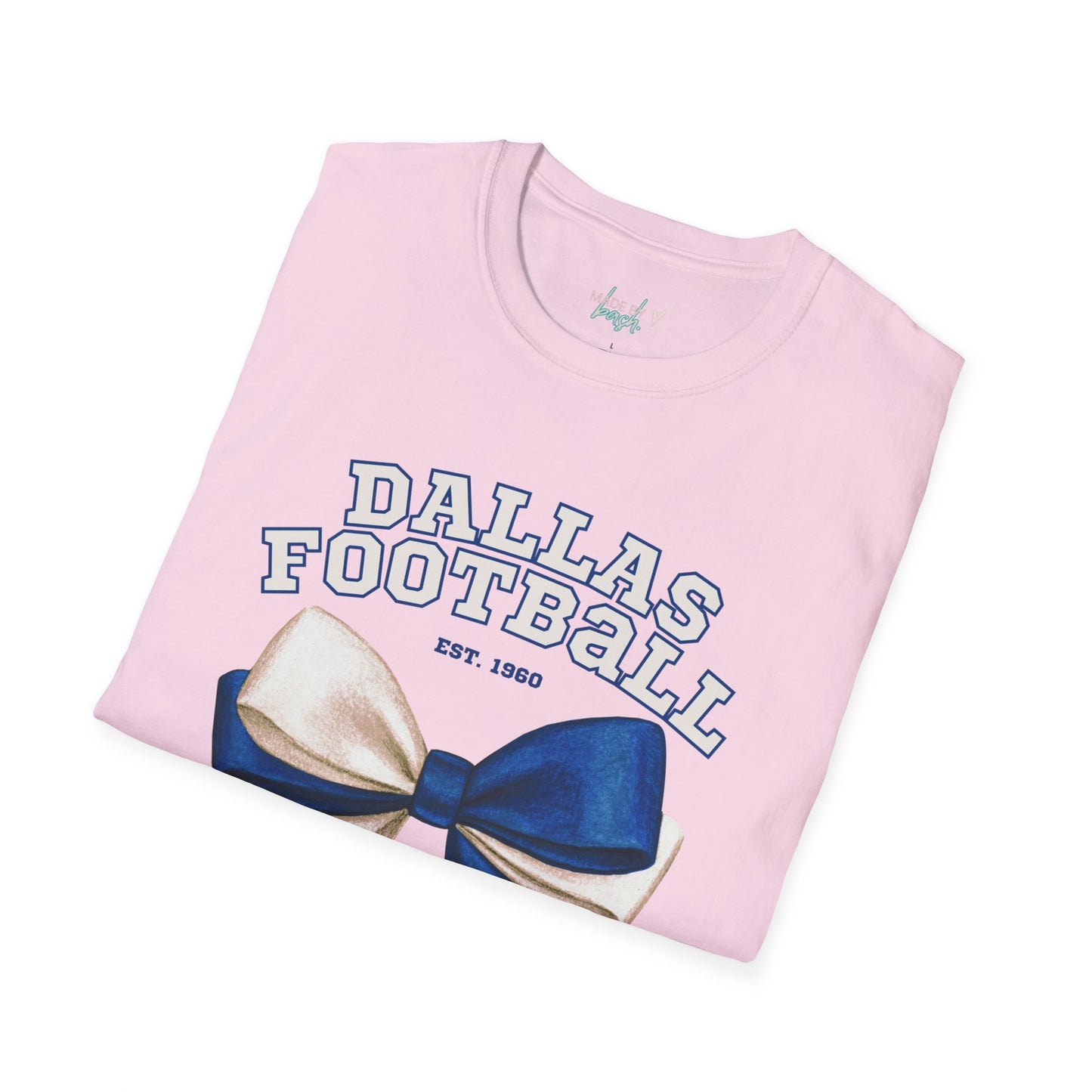 Dallas Football Big Bow T-Shirt