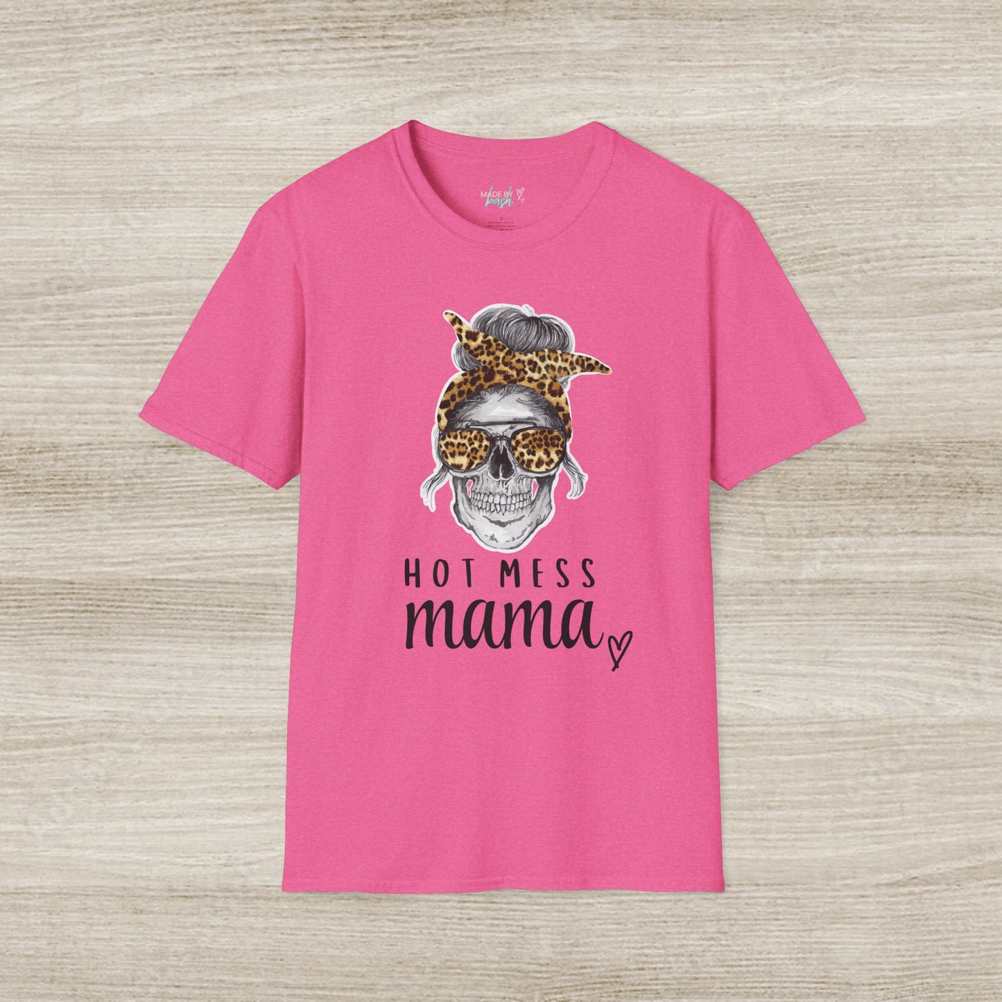 Hot Mess Momma Unisex Softstyle T-Shirt