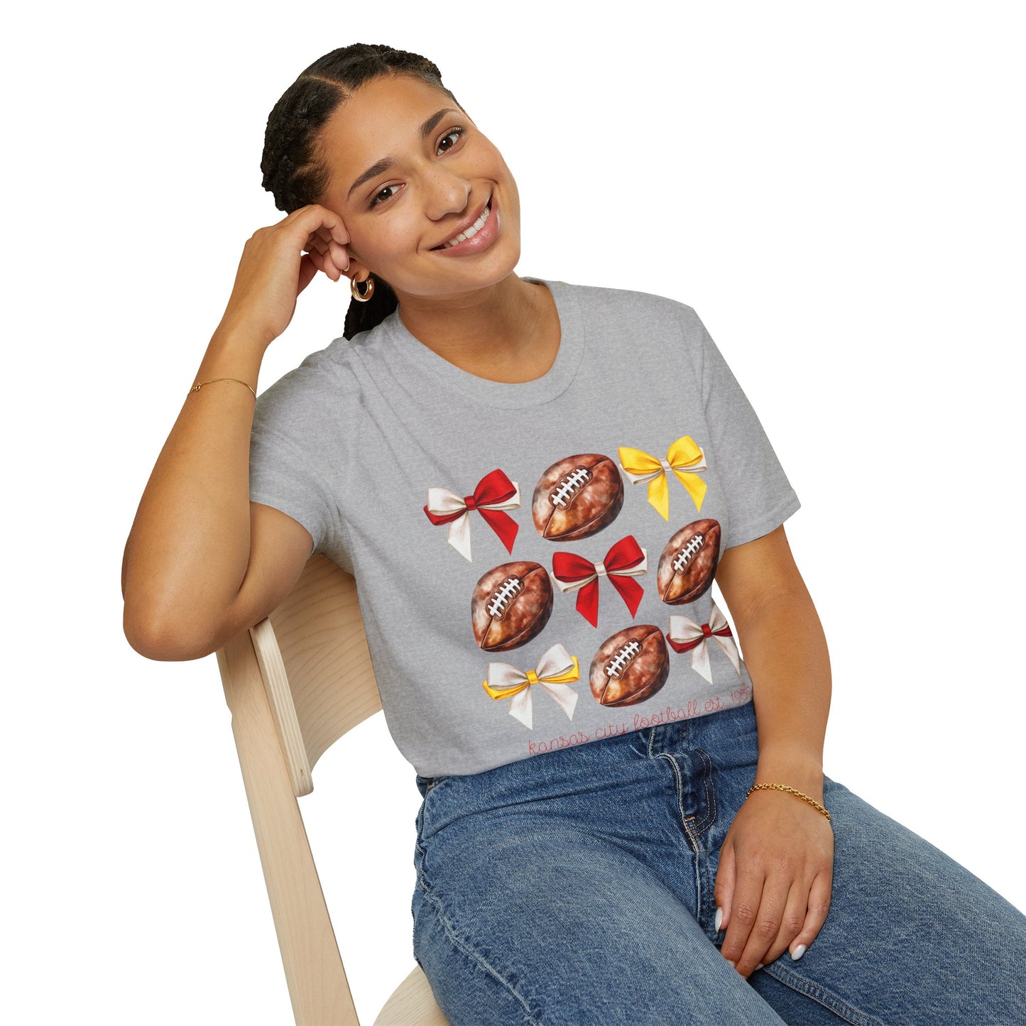Kansas City Football Bows T-Shirt