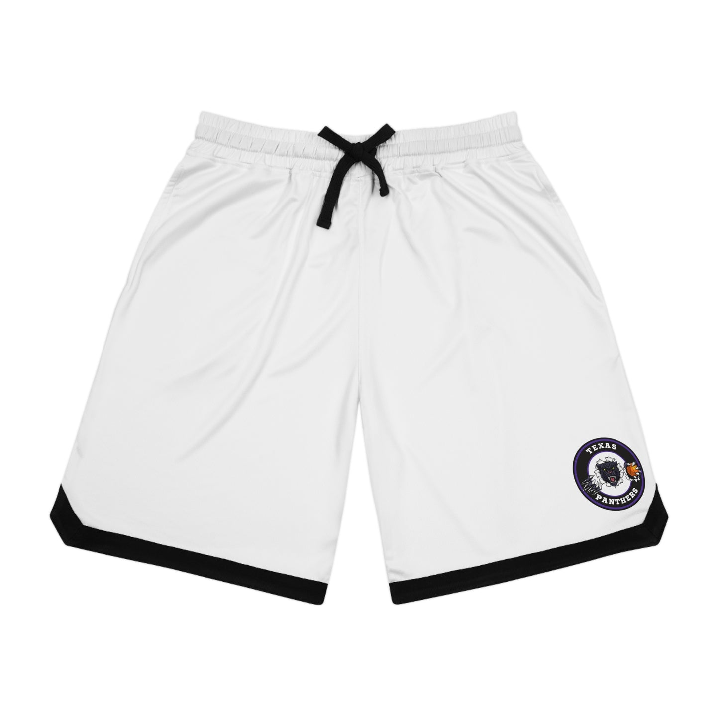 Texas Panthers Basketball Rib Shorts (AOP)