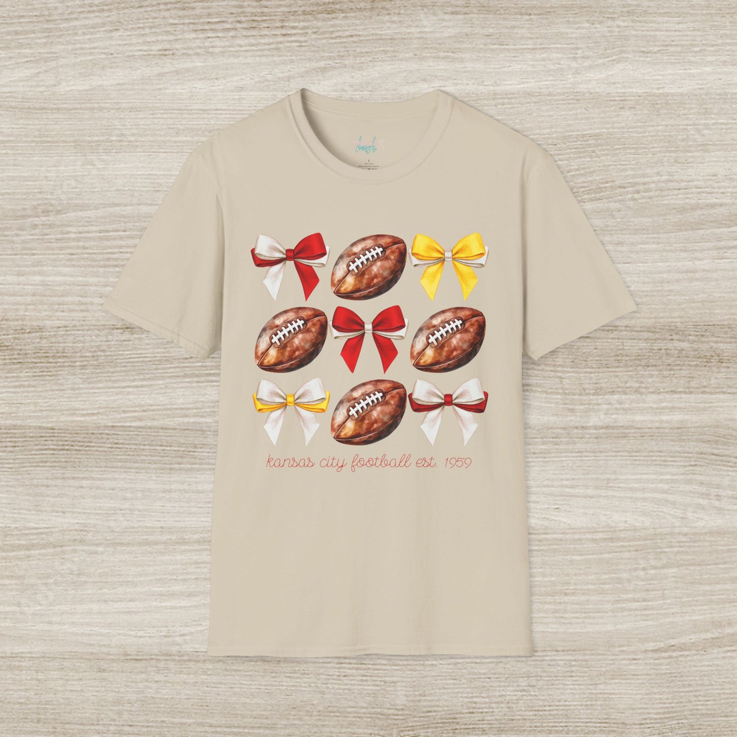 Kansas City Football Bows T-Shirt