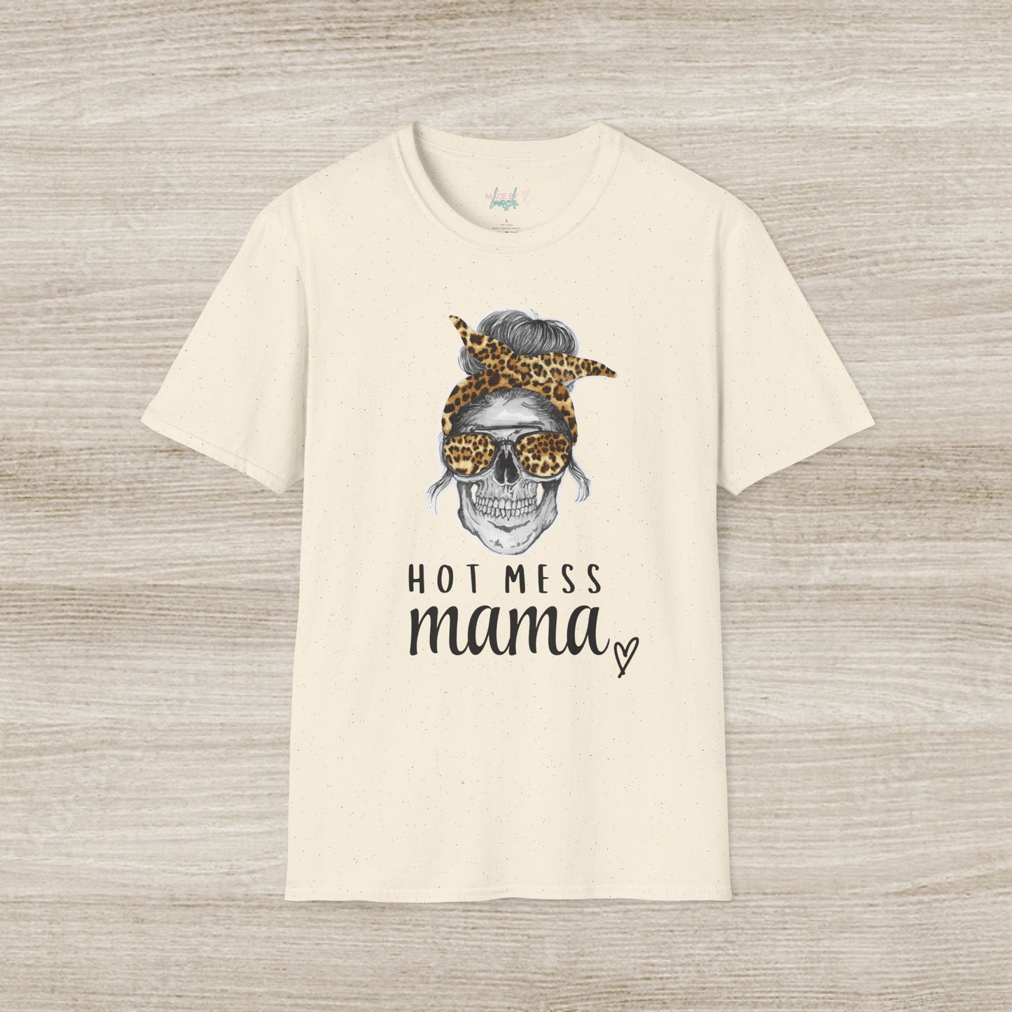 Hot Mess Momma Unisex Softstyle T-Shirt