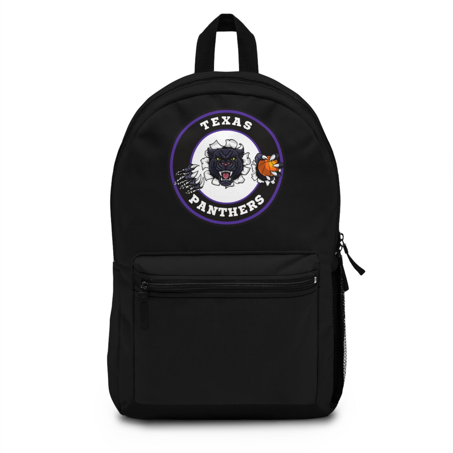 Texas Panthers Black Backpack - Perfect for School and Sports