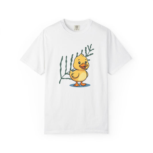 Cute Duck Tee — Playful Yellow Duckling Graphic T-Shirt